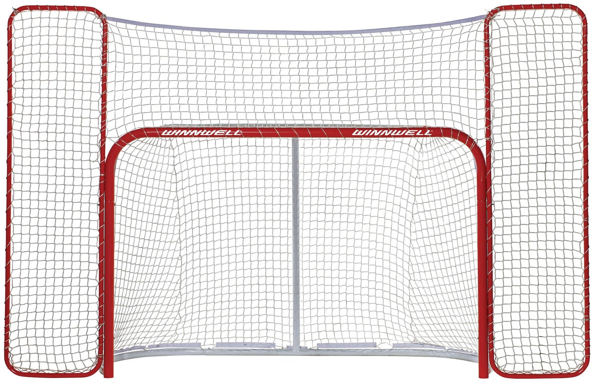 Winnwell Steel Street Hockey Net with Backstop, 72-in