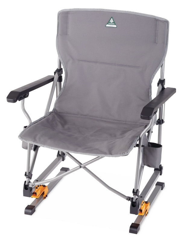 Woods Bonavista Folding Camp Rocker Chair, Grey Z6