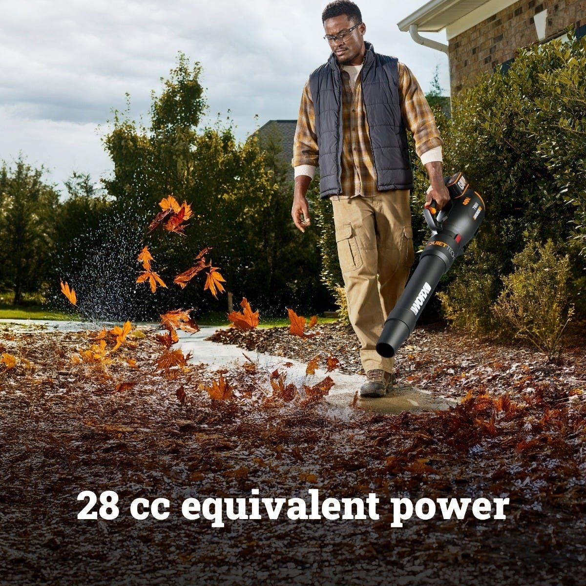 Worx 40V Power Share 780 CFM 190 MPH QuietTech Leaf Blower