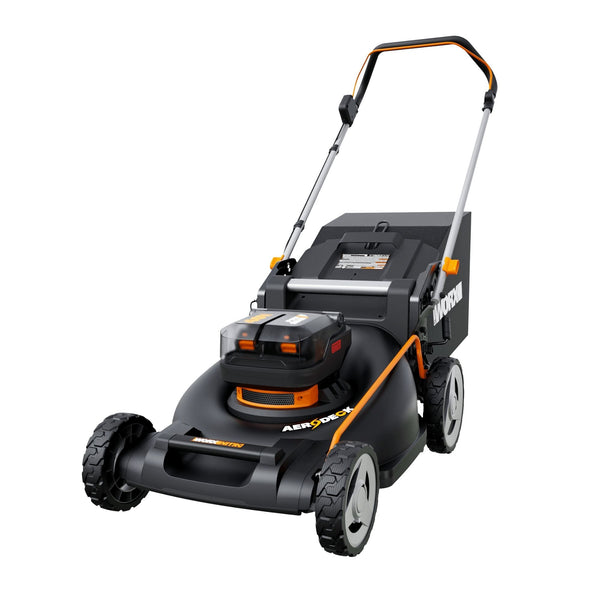 Worx NITRO 3-in-1 40V Push Poly Mower with IntelliCut, 21-in X2