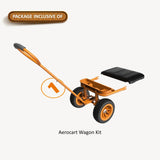 Worx Wagon Kit for Worx Aerocart, includes Detachable Storage Tray & Drink Holder