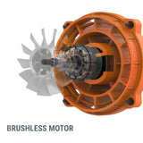 WORX WG543.9 Nitro 20V Power Share Cordless LeafJet Blower with Brushless Motor, Tool Only