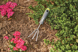 Yardworks 11-in Stainless-Steel Hand Cultivator with Rubber Handle