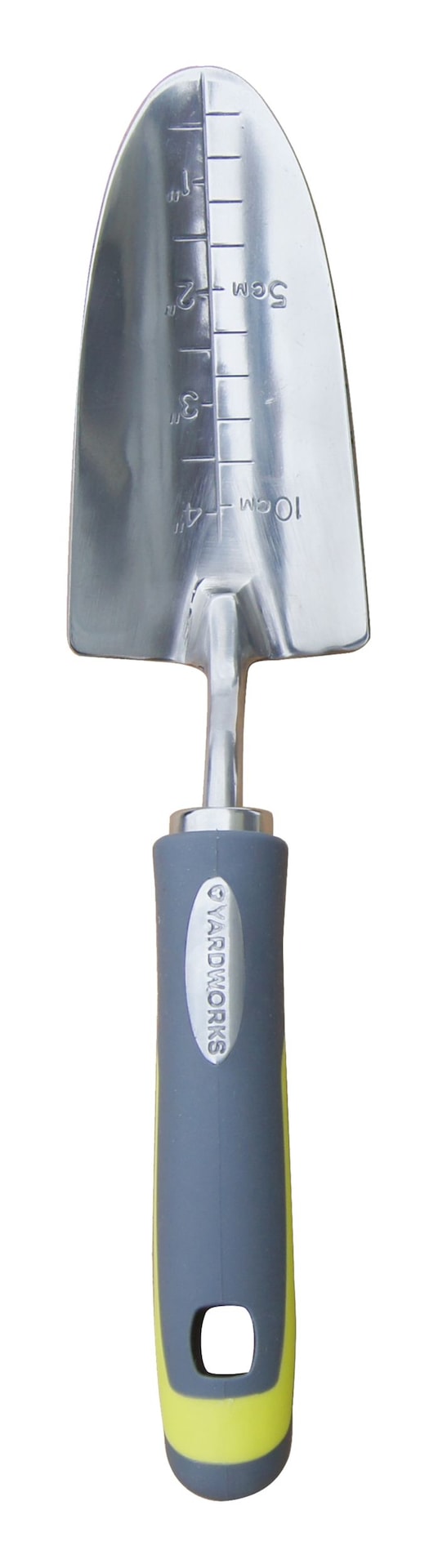 Yardworks 12-in Stainless-Steel Hand Transplanter with Rubber Handle N6